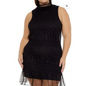 Forever 21 Plus Sz 3XL Swiss‎ Dot Mini Dress